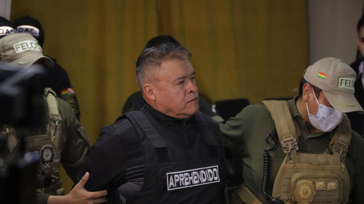 Juan José Zuñiga, excomandante militar de Bolivia. Foto: EFE.