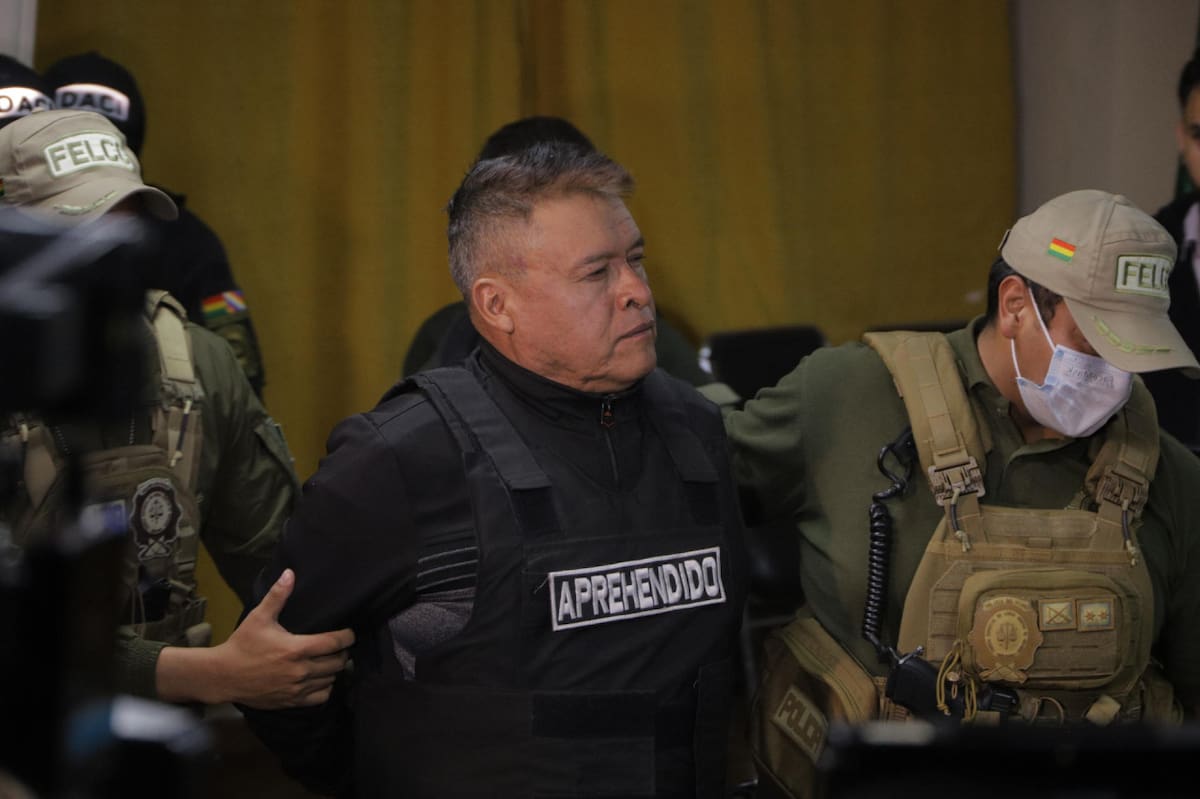 Juan José Zuñiga, excomandante militar de Bolivia. Foto: EFE.