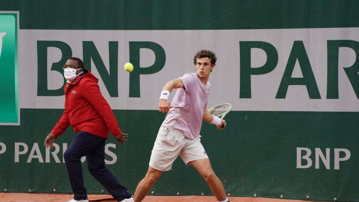 Juan Manuel Cerúndolo en Roland Garros