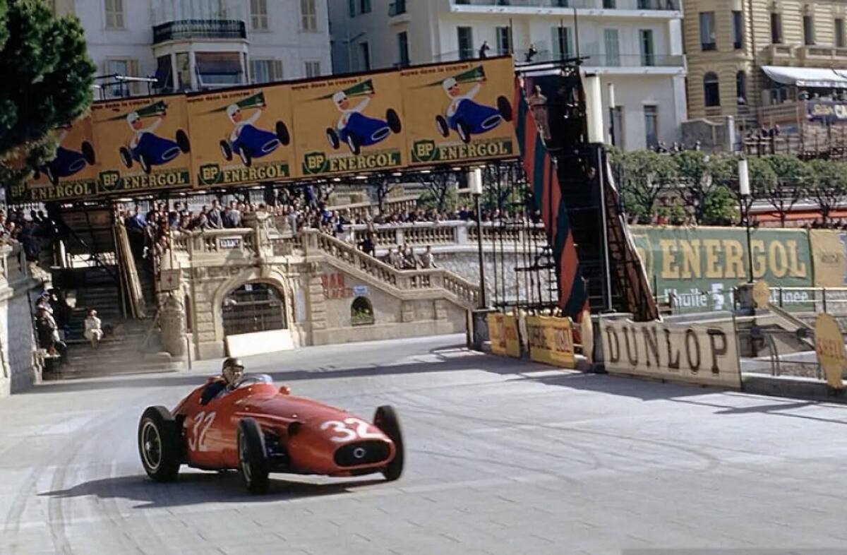 Juan Manuel Fangio fue el primer argentino en ganar el GP de Mónaco. Foto: Instagram @old_race_car