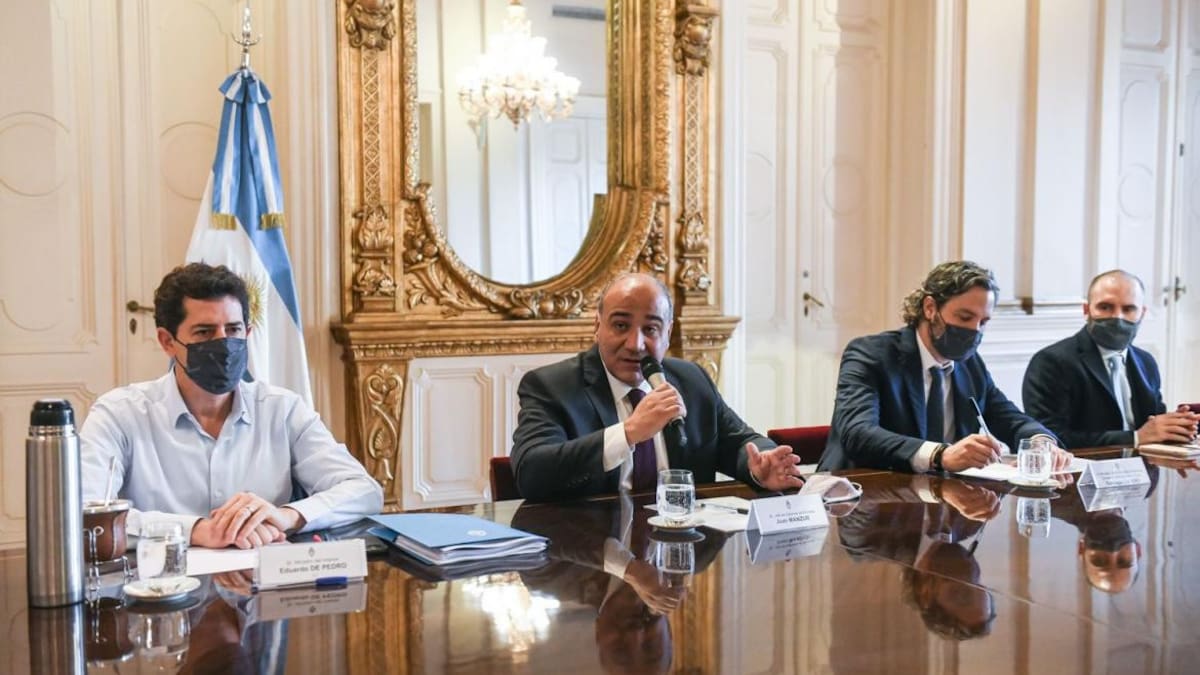 Juan Manzur encabeza la reunión de Gabinete en Casa Rosada