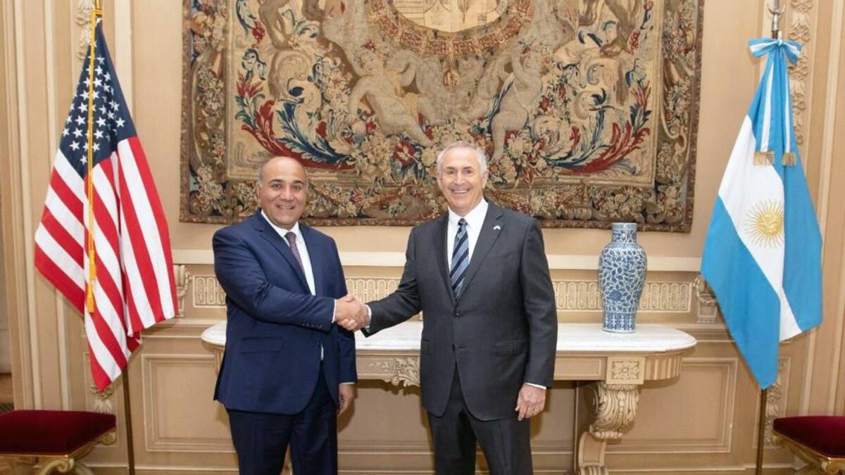 Juan Manzur, se reunió con el embajador norteamericano en Argentina, Marc Stanley, NA