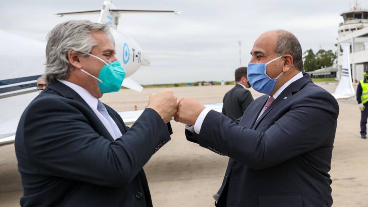 Juan Manzur y Alberto Fernández, AGENCIA NA