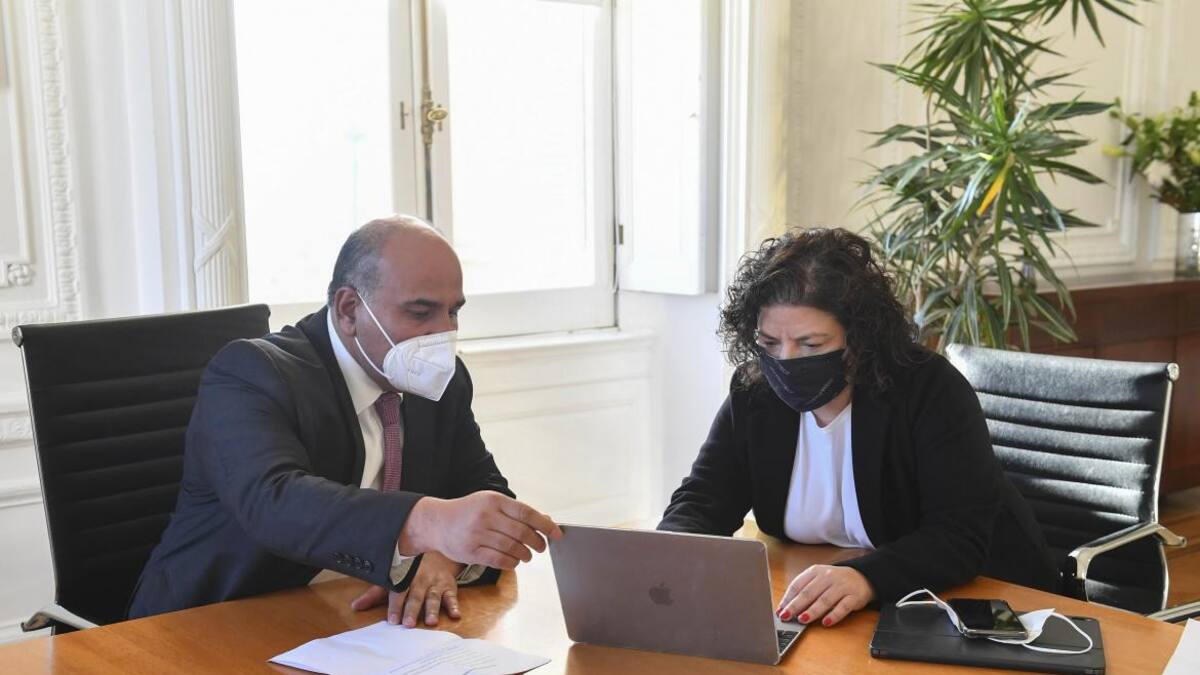Juan Manzur y Carla Vizzotti, foto prensa