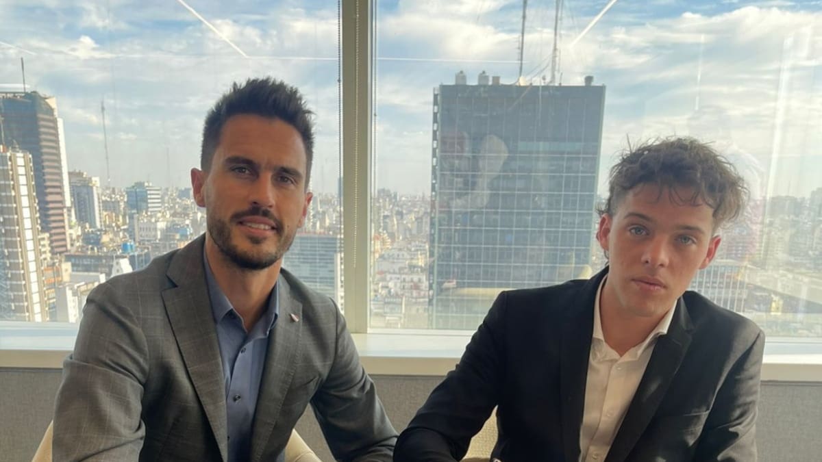 Juan Marconi y Santiago Maratea. Foto: @Independiente.