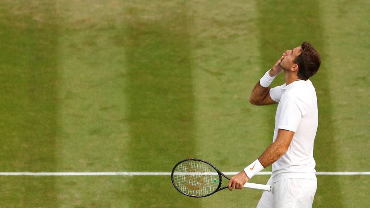 Juan Martín Del Potro - Wimbledon (Reuters)