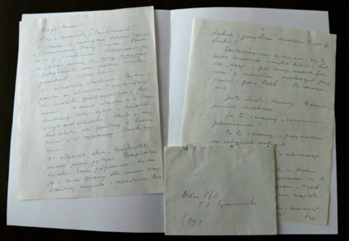 Juan Pablo II, Karol Wojtyla, Anna-Teresa Tymieniecka, cartas, foto Bill y Jadwiga Smith