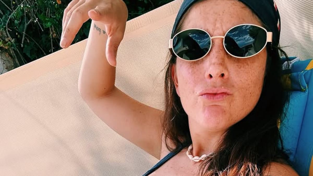 Juana Repetto presentó a su bebé y mostró su rostro por primera vez: la emotiva foto junto a sus tres hijos