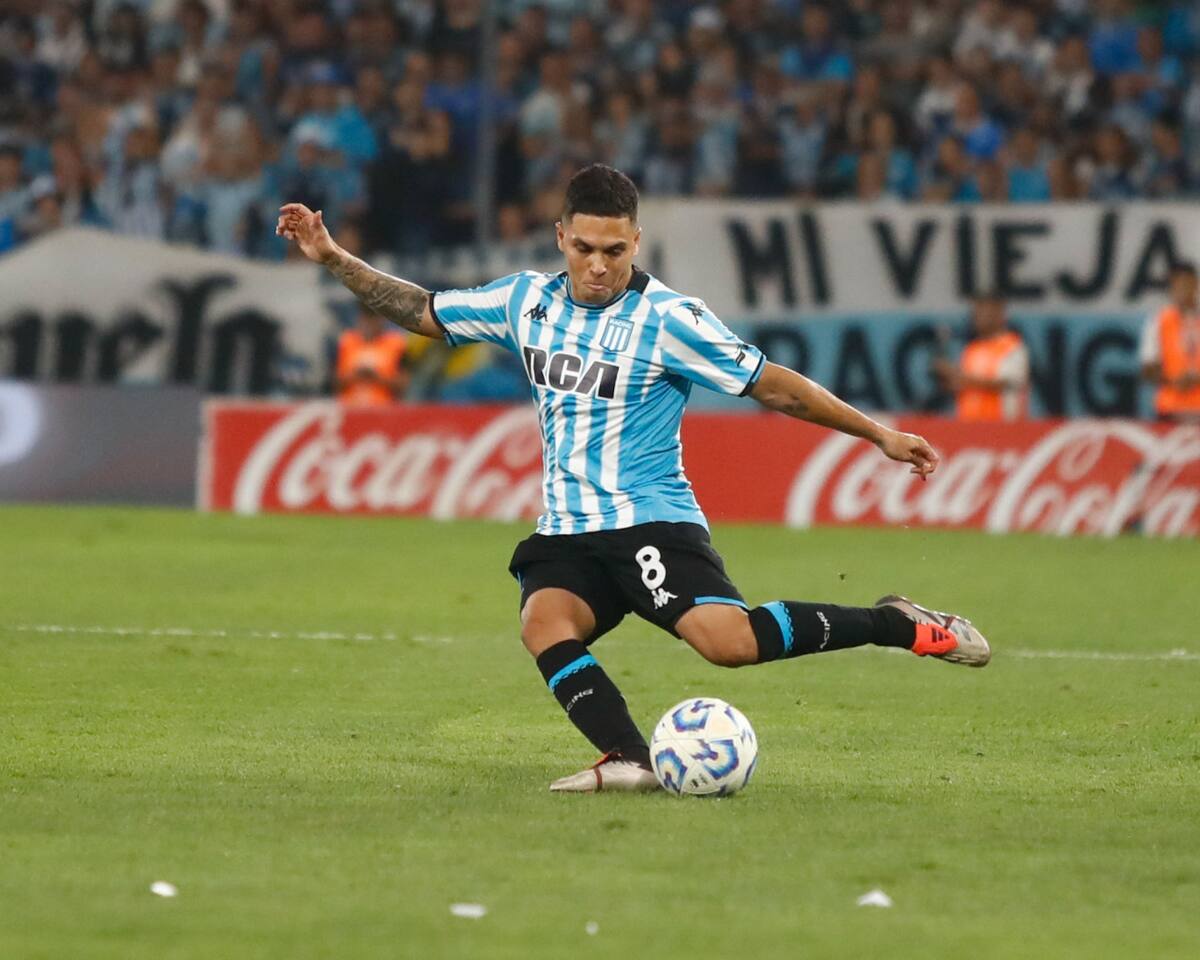 Juanfer Quintero, Racing. Foto: @RacingClub