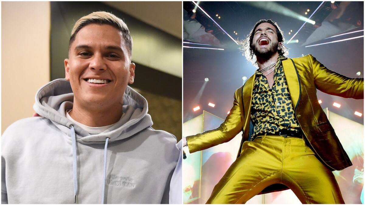 Juanfer Quintero recibió una dedicatoria especial de Maluma mientras se disputaba el partido de Racing