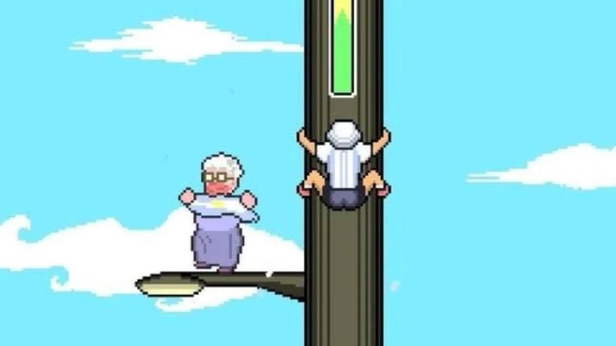 Juego virtual Semáforo Climber sobre los festejos del Mundial.