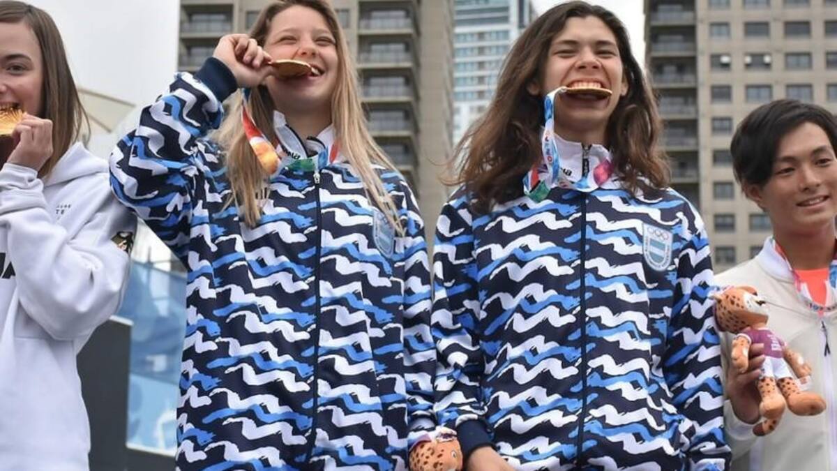 Juegos Olímpicos de la Juventud, ciclismo, Roth e Iriartes medalla dorada en BMX Freestyle