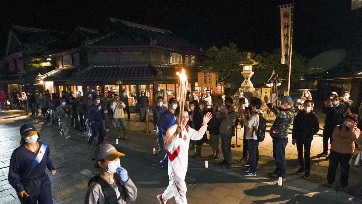 Juegos Olímpicos Tokio 2020, antorcha olímpica, Osaka, recorrido, Reuters