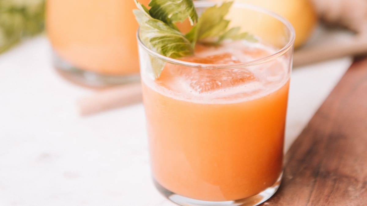 Jugo de zanahoria. Foto: Unsplash.