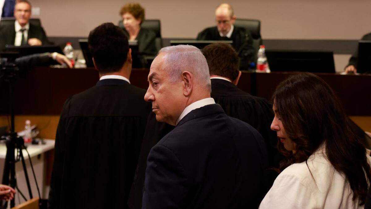 Juicio contra Benjamín Netanyahu por corrupción. EFE