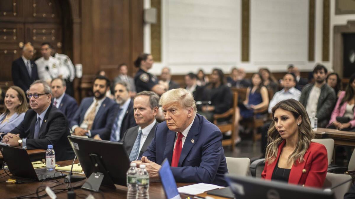 Juicio contra Donald Trump en Nueva York. Foto: EFE