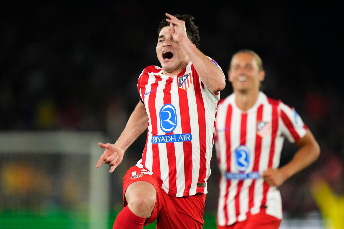 Julián Álvarez en el Atlético de Madrid.