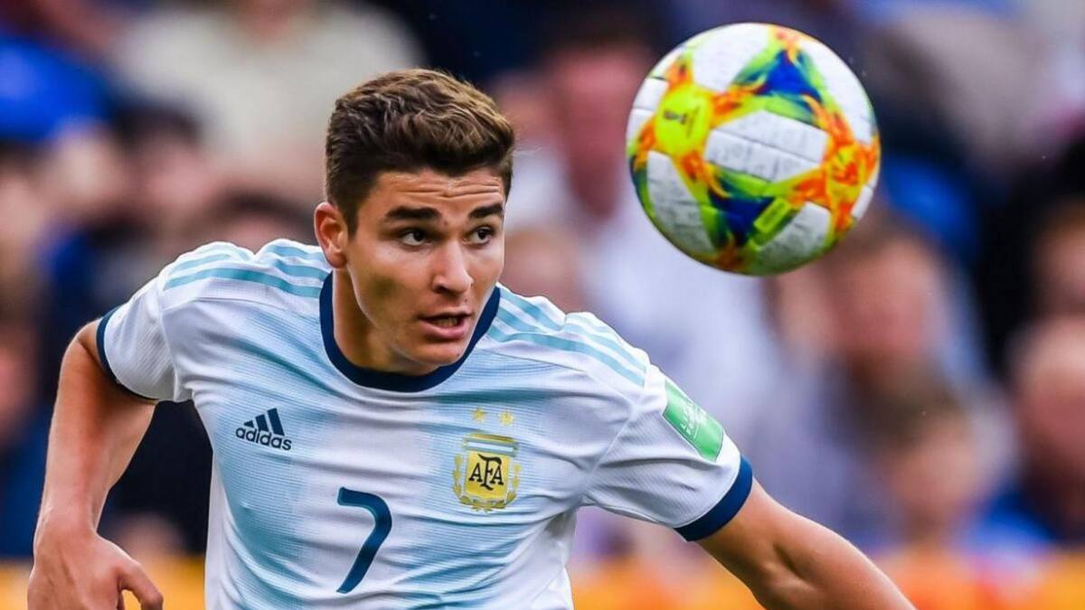 Julián Álvarez en la Selección Argentina