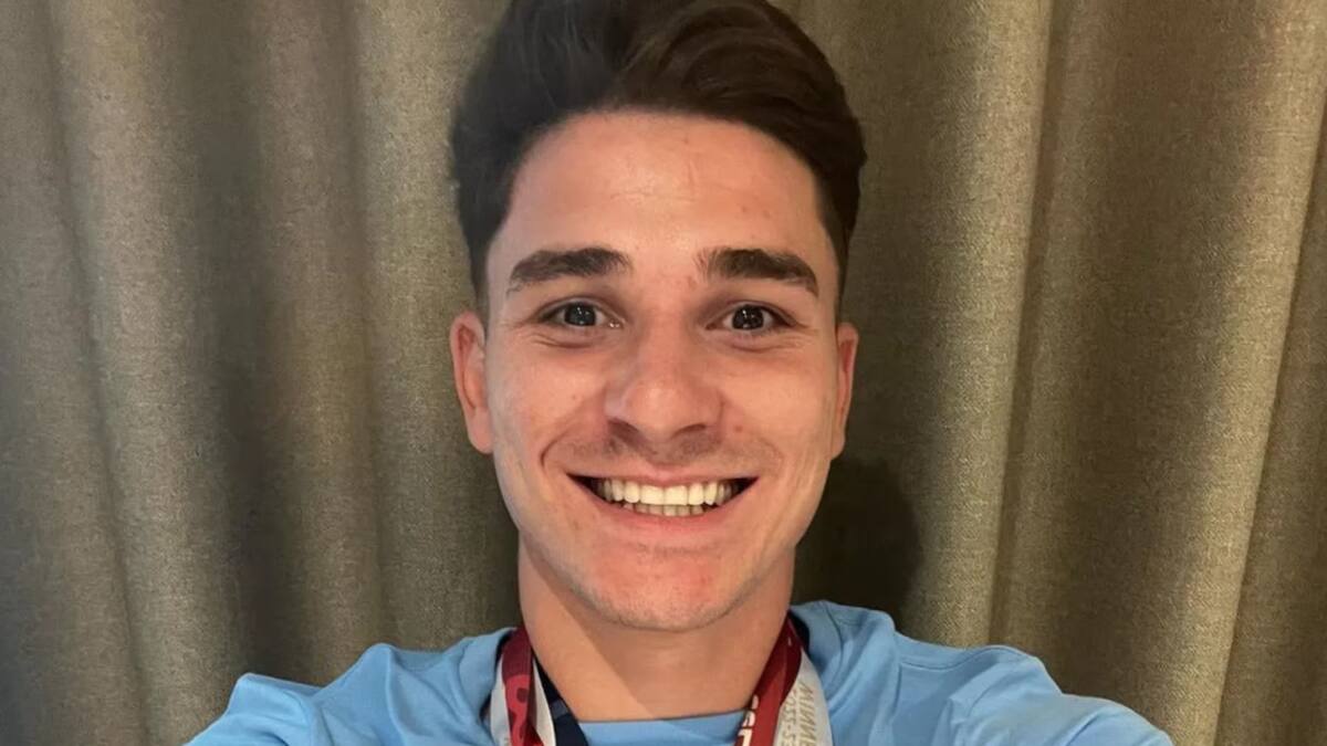Julián Álvarez, futbolista. Foto: Instagram