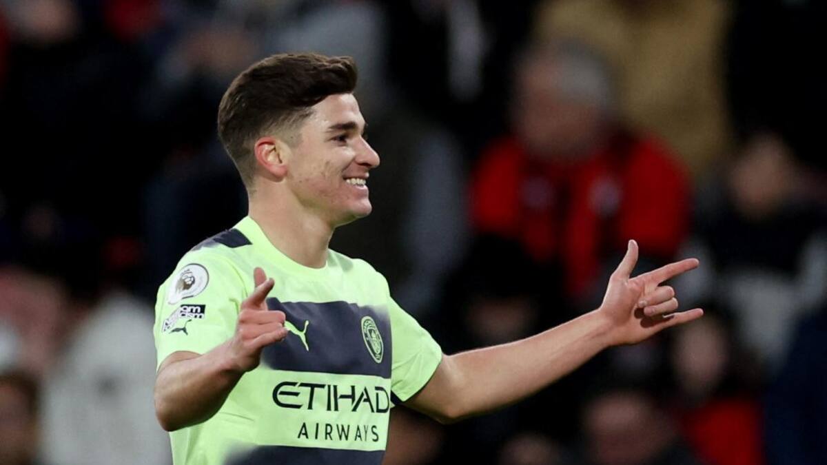 Julián Álvarez, futbolista. Foto: NA