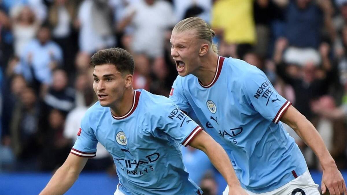 Julián Álvarez, Manchester City. Foto: REUTERS.