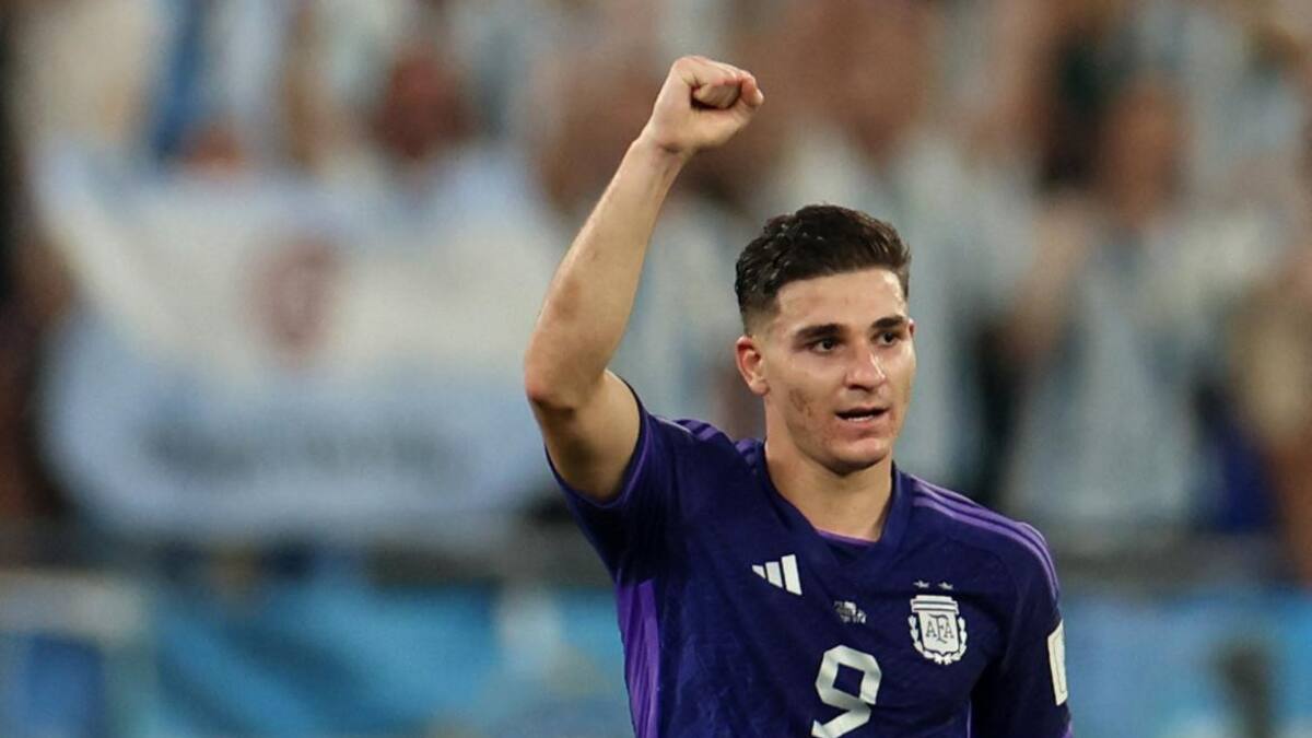 Julián Álvarez, Selección Argentina. Foto: REUTERS.