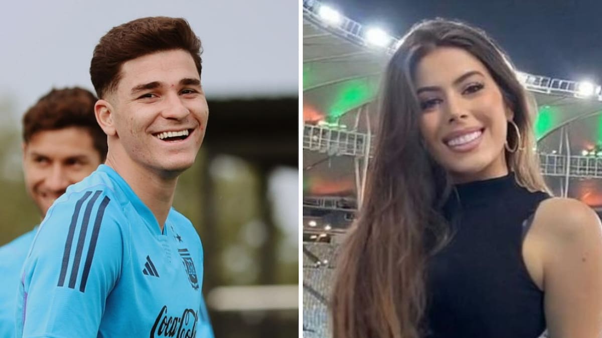 Julián Álvarez y Sara Duque. Foto: Instagram.