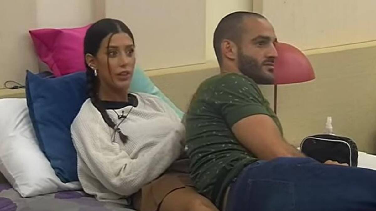 Juliana y Maxi de Gran Hermano. Foto: captura.