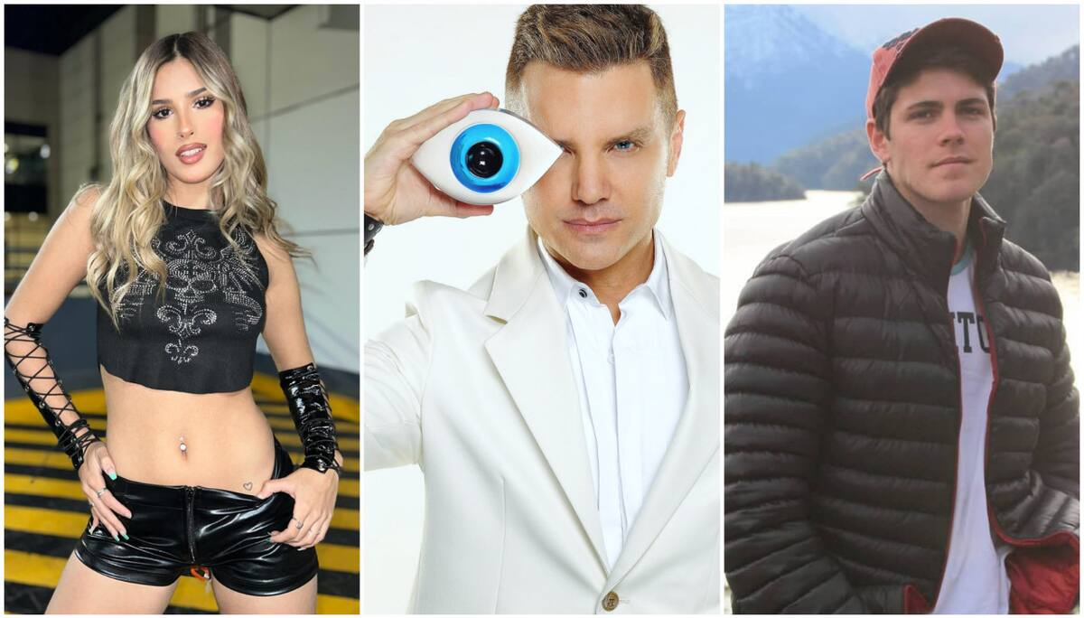 Julieta Poggio, Santiago del Moro y Marcos Ginocchio. Fotos: Instagram.