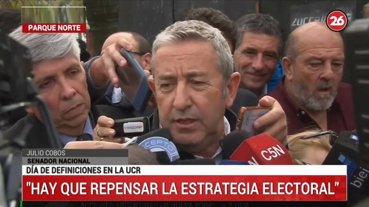 Julio Cobos, convención de UCR, Política, Elecciones 2109, Canal 26