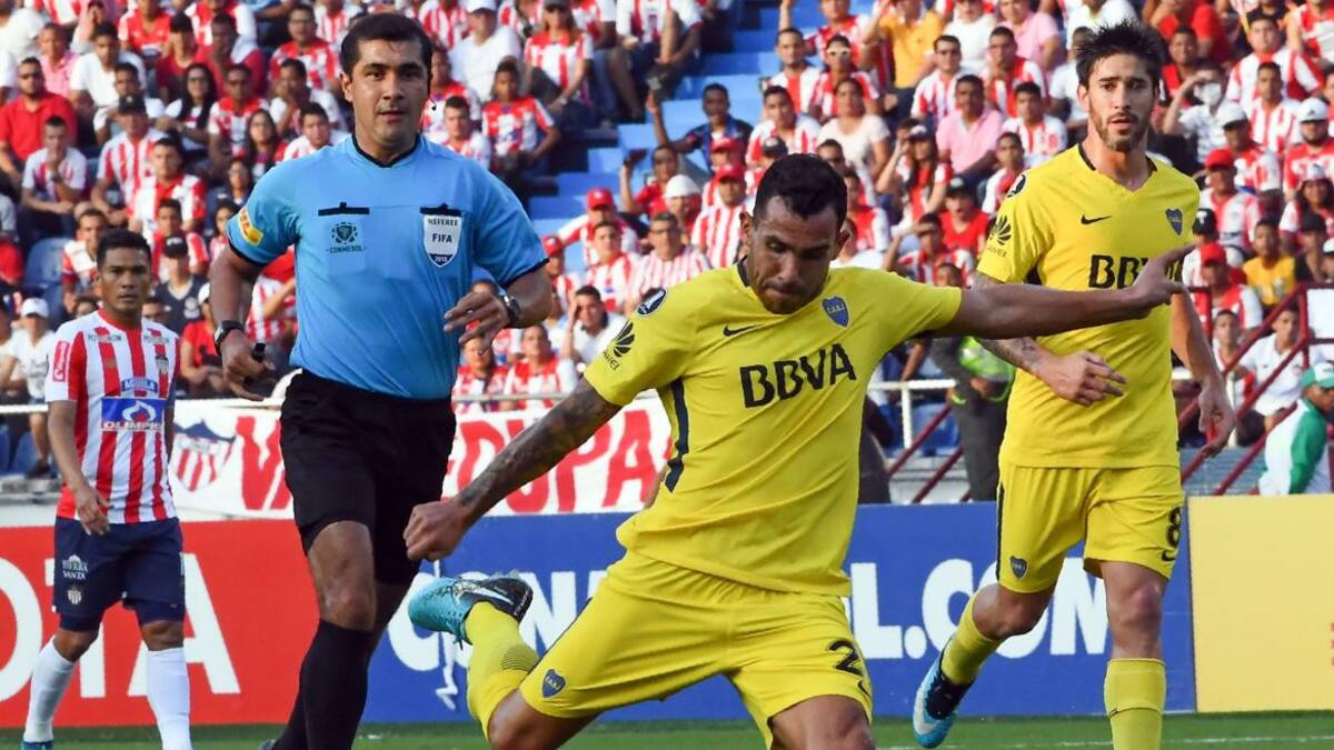 Junior vs. Boca Juniors, Copa Libertadores, Carlos Tevez, Agencia NA