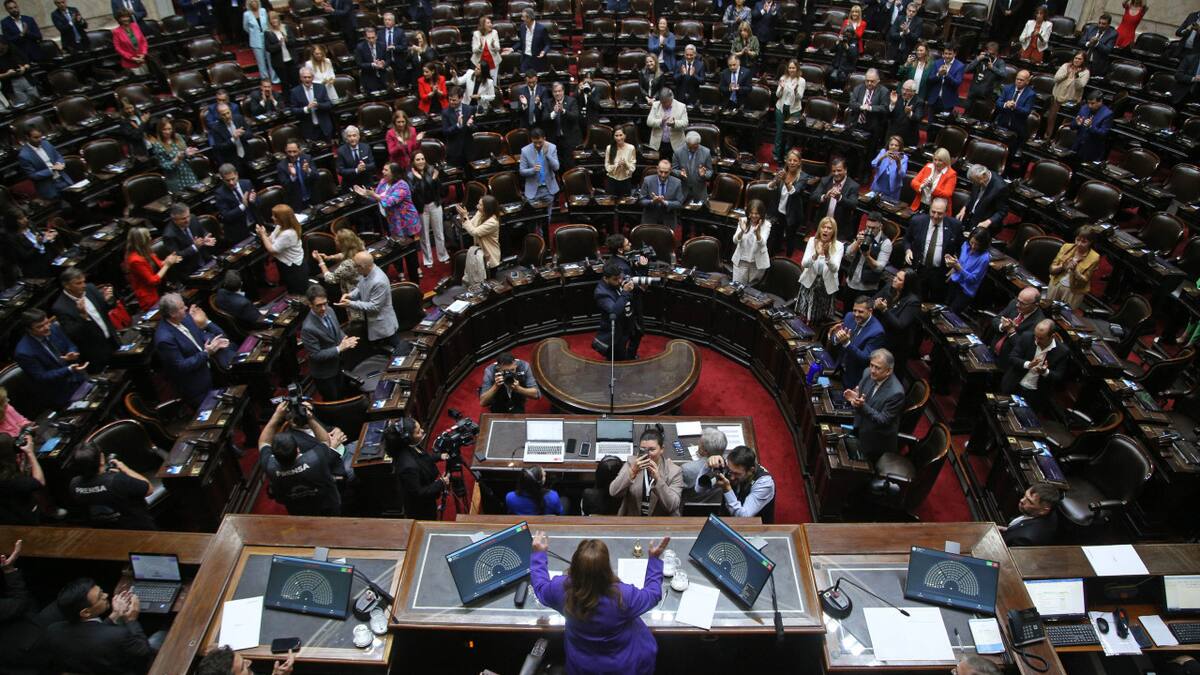 Jura de nuevos diputados en el Congreso. Foto: NA.