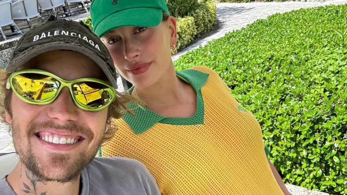 Justin Bieber y Hailey Baldwin. Foto: Instagram @justinbieber