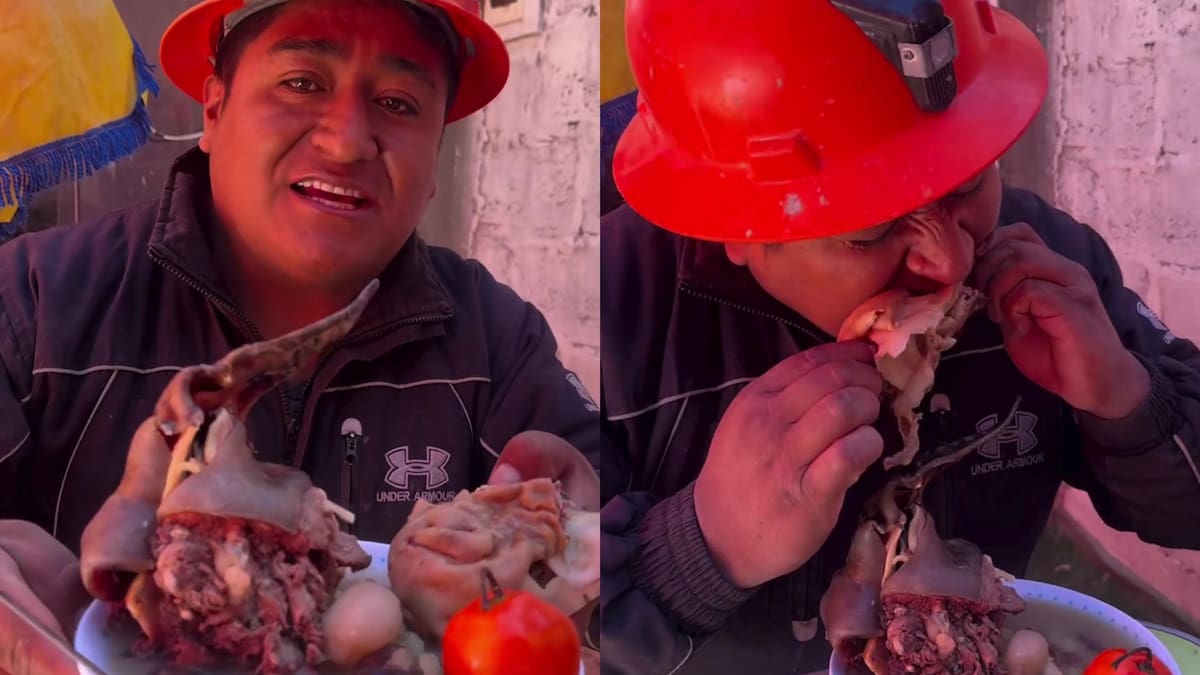 Juvenal Quispe, minero: “El caldo de llama se come con un rocoto entero, la oreja es una delicia; esto es alimento, no las hamburguesas o el pancito”