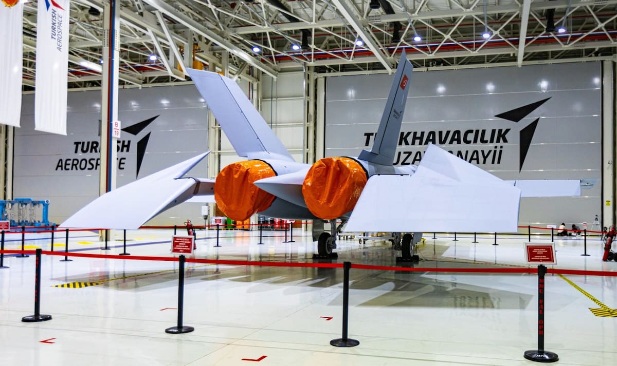 KAAN, el avión de combate de quinta generación turco. Foto: X @Defence_Turk