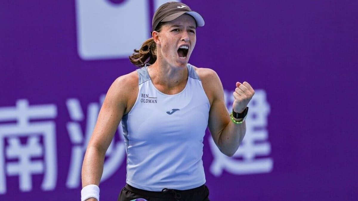 Kaitlin Quevedo en el torneo de Guangzhou.