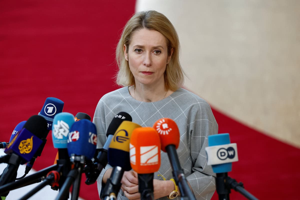Kaja Kallas, alta representante de la Unión Europea para Asuntos Exteriores y de Seguridad. Foto: Reuters.