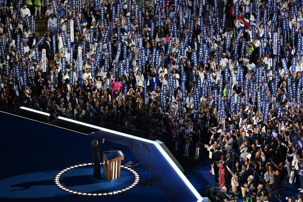 Kamala Harris, candidata a presidenta de Estados Unidos. Foto: Reuters
