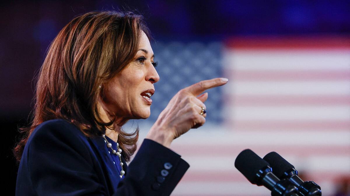 Kamala Harris, candidata demócrata a la Presidencia de Estados Unidos. Foto: Reuters.