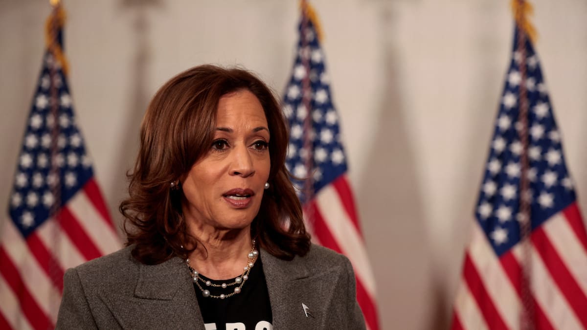 Kamala Harris, vicepresidenta de Estados Unidos. Foto: Reuters.