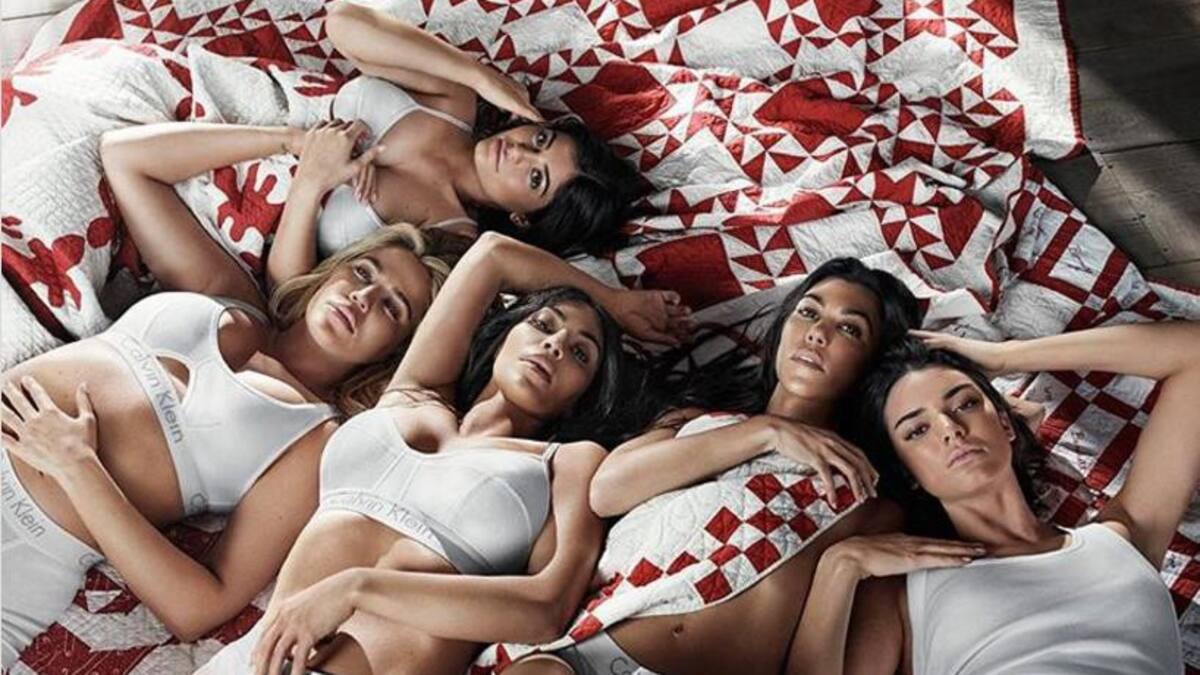 Las hermanas Kardashian en ropa interior