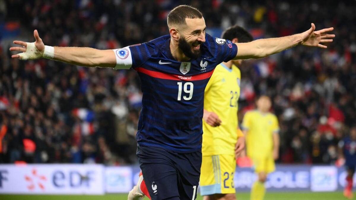 Karim Benzema; selección de Francia. Foto: NA.