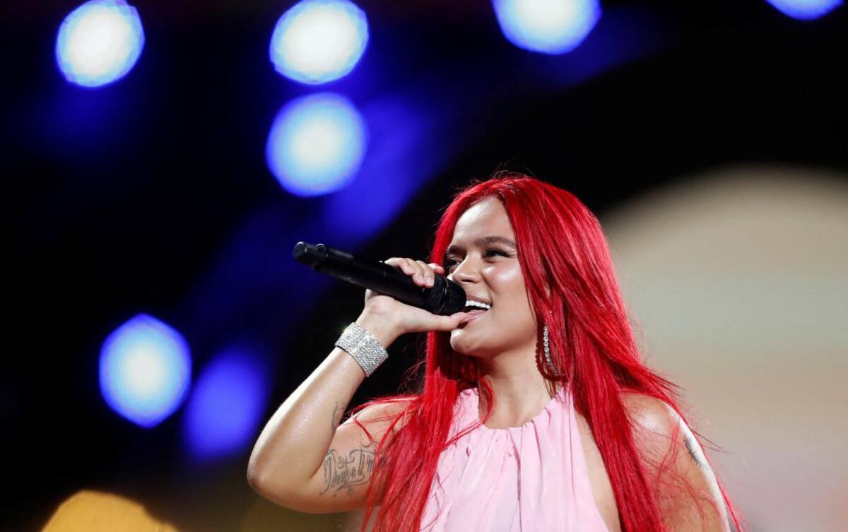 Karol G en Viña del Mar. Foto: Reuters.