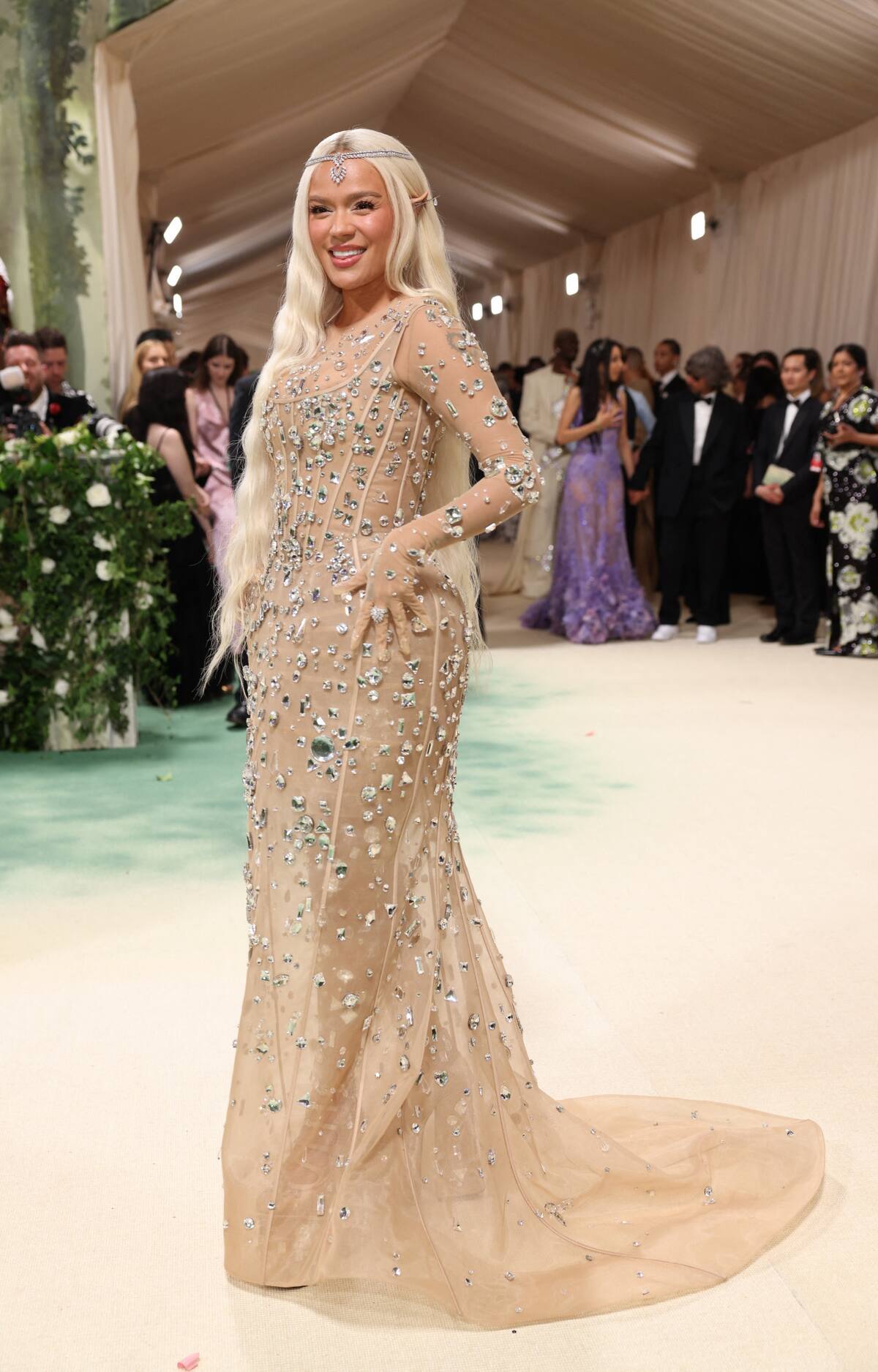 Karol G Met Gala. Foto: Reuters.