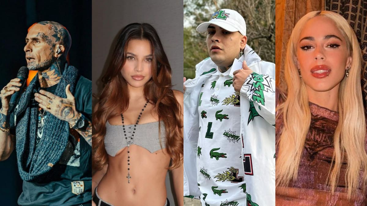 Ke Personajes, Emilia Mernes, Callejero Fino y Tini Stoessel. Fotos: Instagram.