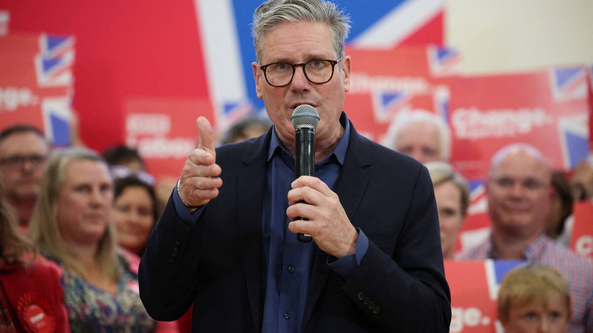 Keir Starmer se refirió al rol de la IA en su país. Foto: Reuters.