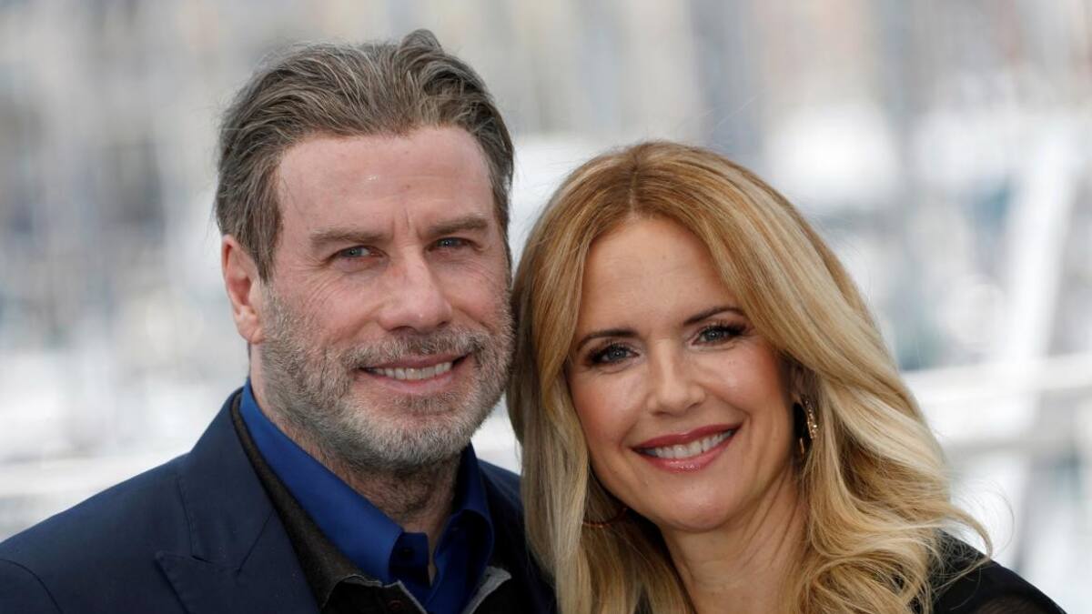 Kelly Preston y John Travolta, actores de Hollywood, REUTERS