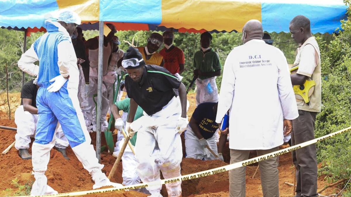 Kenia: la secta que promovía el ayuno extremo para "conocer a Jesús" sigue sumando víctimas. EFE