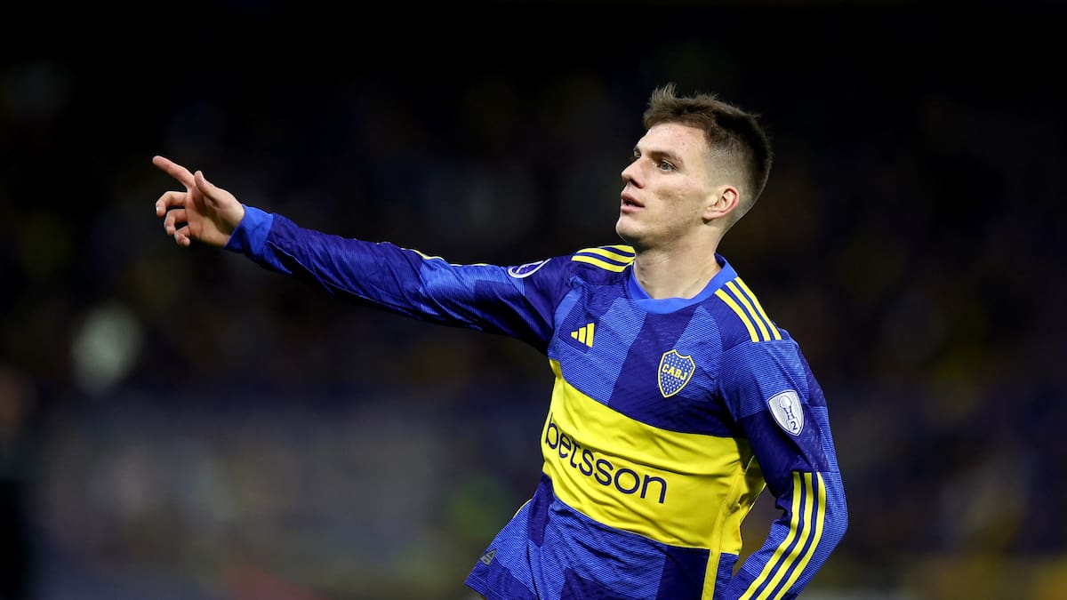 Kevin Zenón, futbolista de Boca Juniors.