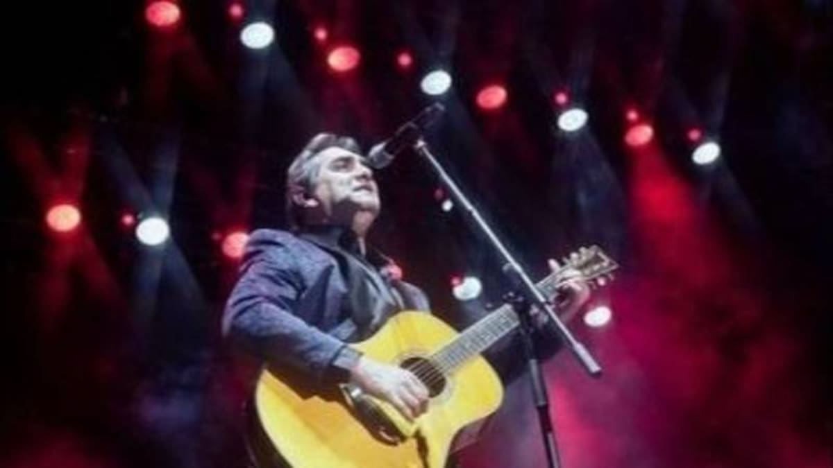 Kike Teruel en su último show con Los Nocheros